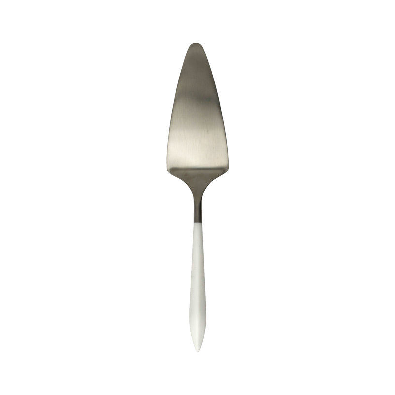 Plat à pâtisserie Ares Oro & Black, Argent blanc / brossé