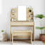 Sartell Dressing Table with Mirror-1361171775