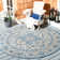 Danya Oriental Blue/Cream Indoor/Outdoor Area Rug