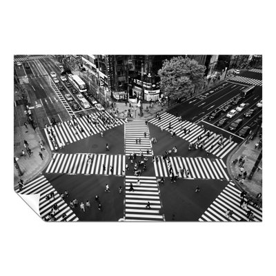 Tokyo Ginza Crossing 1 Piece Wall Art