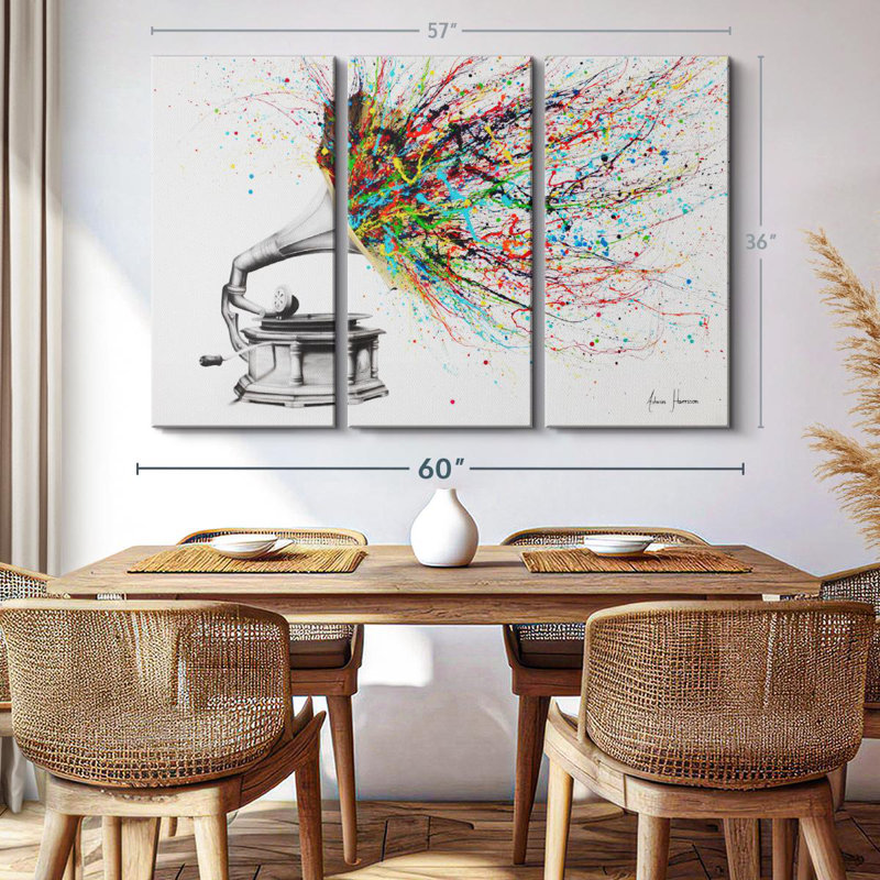 " Radical Rhapsody " Print, 36" H x 57" W x 1.25" D