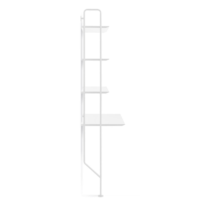 Hitch Desk, White, White