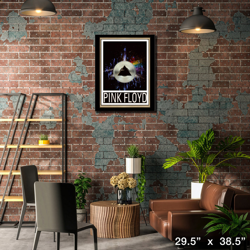 «Pink Floyd Paint Splash», reproduction encadrée