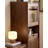 Luxury Style Walnut Wood Bar Cabinet