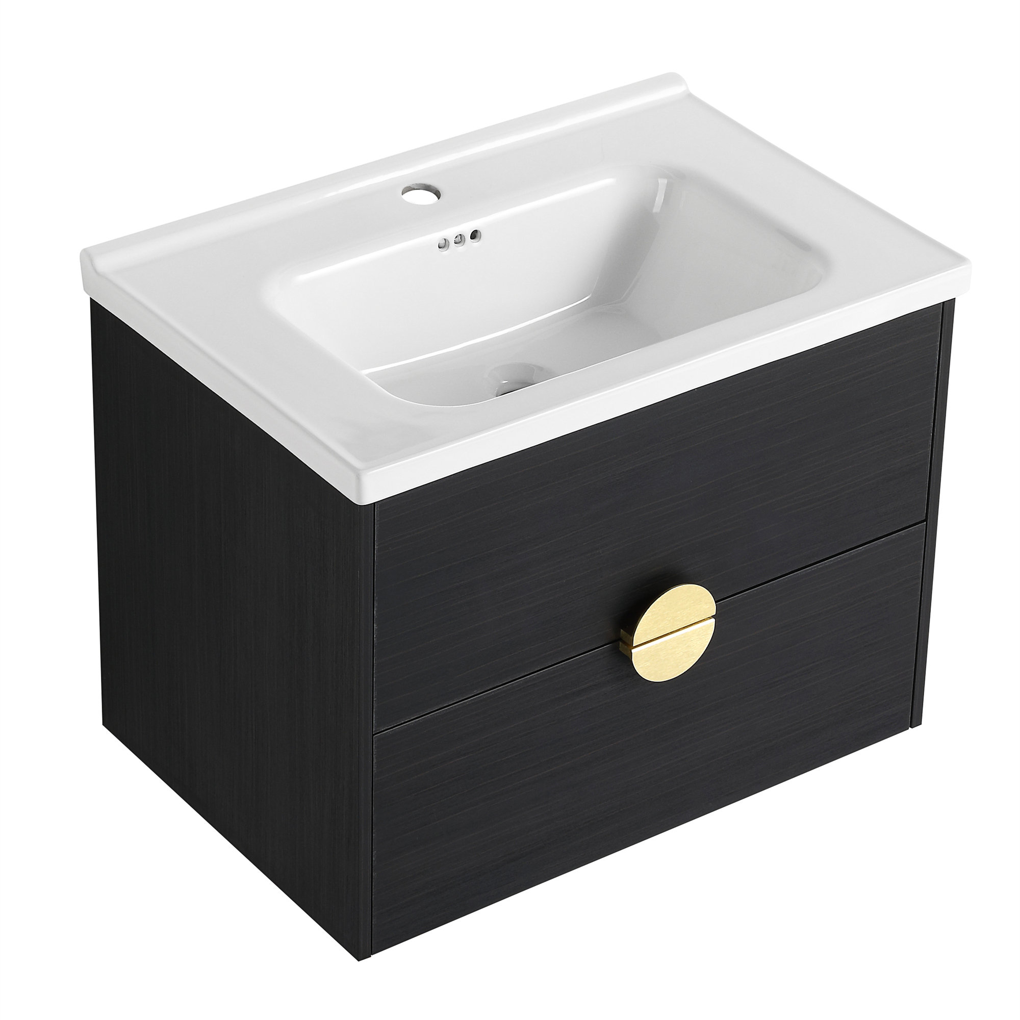 Hokku Designs Zahira Bathroom Storage, Wall-Mounted Bathroom Vanity ...