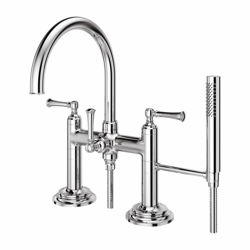Tisbury Deck Mount Tub Spout, Polished Chrome