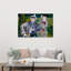 Portrait Of Ernest Hoschede And His Daughter Martha, C.1876 Impressionist Abstract Contemporary Portrait Wall Art Print-1940042705