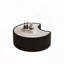 Table basse en cuir fritté clair-1762651736
