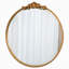 Miroir mural rond orné 24 po - Miroir décoratif de style européen rétro