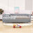 Convertible Wood Platform Bed With Guardrails And Movable Design-1495854915-1495854912