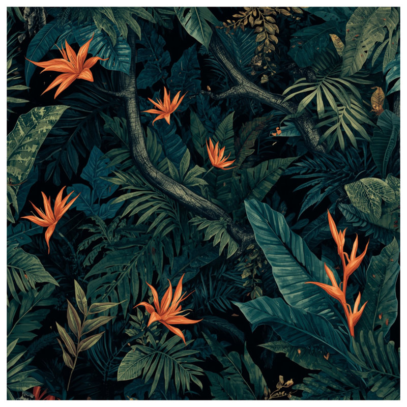 Édredon Tropical Jungle Leaves, Très grand lit
