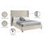 Lit plateforme tapissier capitonné à profil bas en bois massif Joclynn-1565311015-1565311013-1595070751