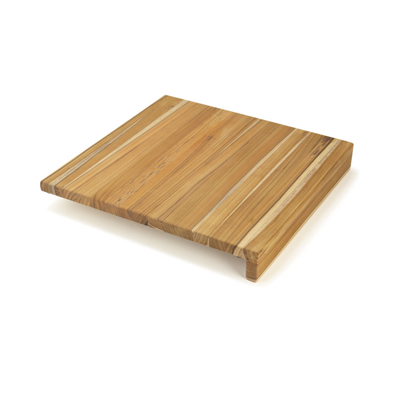 Edge Grain Countertop Cutting Board, 19.5" W x 19.5" L, Natural