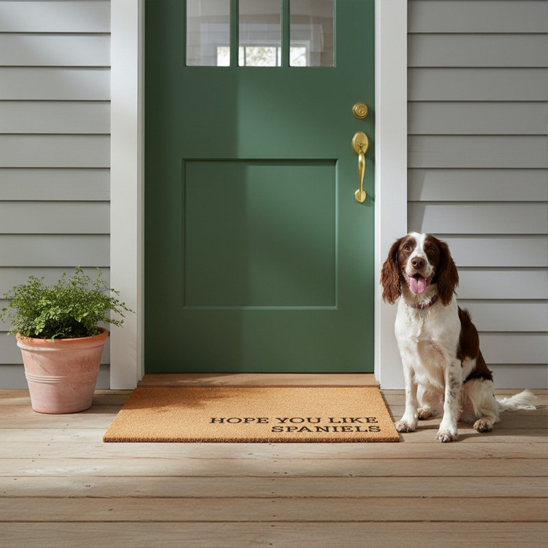 Hope You Like Dobermans Doormat, 17"x29", 17" x 29", Spaniels