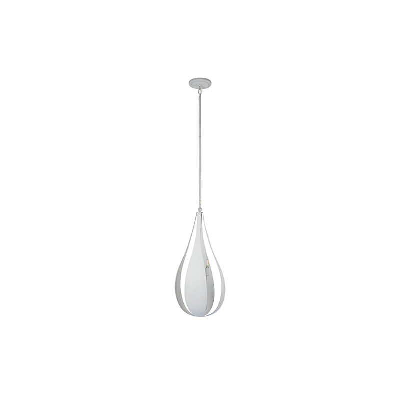 Luminaire suspendu 5 lumières Bali en cachemire noir Bali, Cachemire blanc