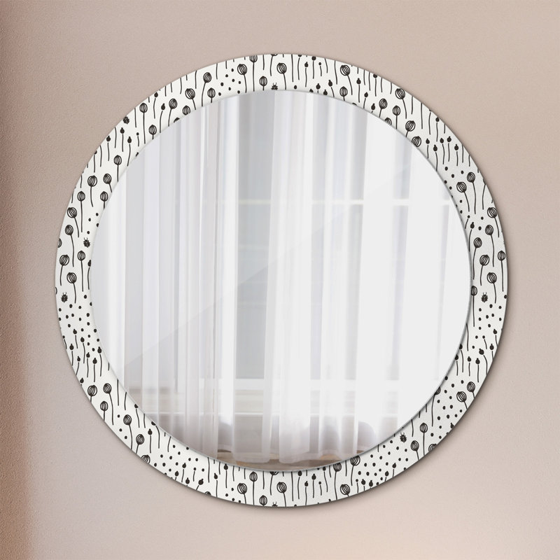 Huldar Glass Flat Wall Mirror