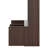 Arched Mudroon Coat Rack With Bench, Hall Tree With 4 Golden Hooks, Adjustable Shelves, Entryway Bench With 3 Cabinets-1048603326