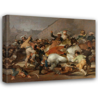Astoria Grand Goya, Francisco Gallery Wrapped Canvas Art Titled: The Second of May 1808