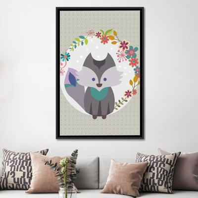 «Gray Litle Fox», impression sur toile