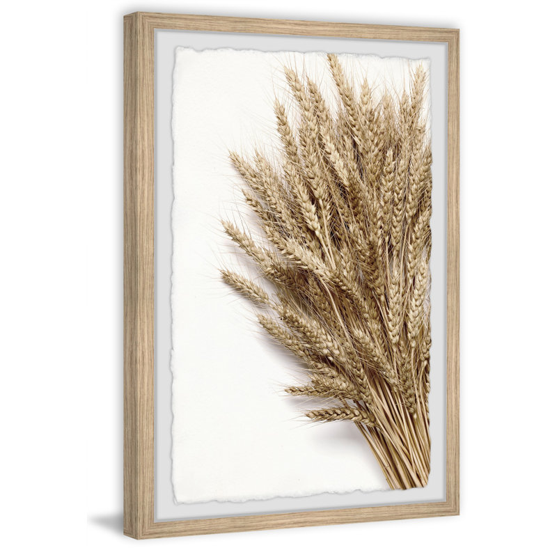 Wheat Sheaves - Single Picture Frame Painting, 30 cm H x 20 cm W