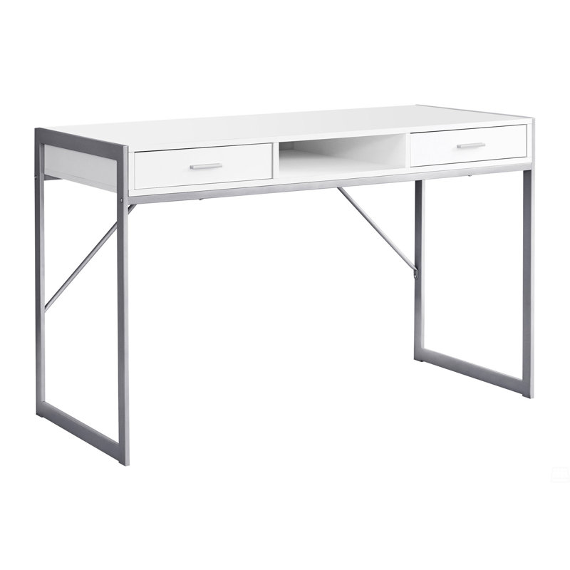 Bureau d'ordinateur, bureau personnel, ordinateur portable, tiroirs de rangement, L 48 po