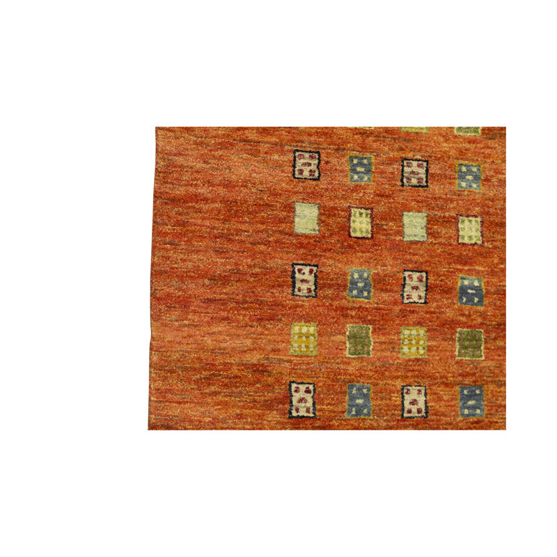 Gabbeh Wool Geometric Area Rug