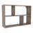 Mini Offset 4-Cube Desktop or Wall Mount Organizer with 2 Collapsible Bins-88280413