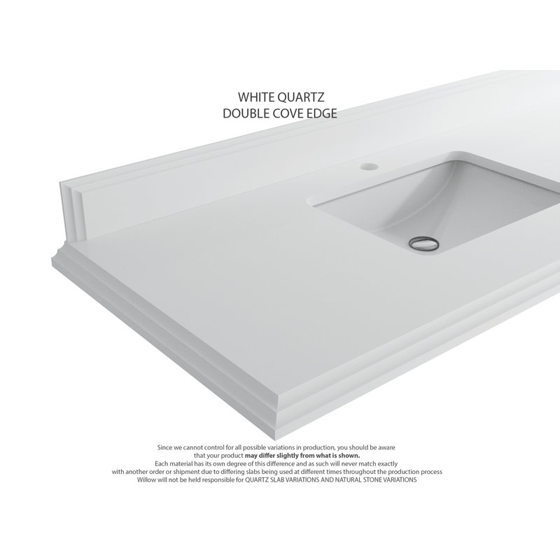 Ensemble de meuble-lavabo simple 36 po, Blanc, Naturel, 42"