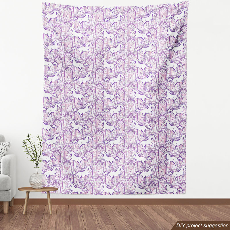 Tissu licorne, l 58 po x L 108 po