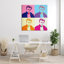 «Vivid Pop Style Portrait Squares» par Abcartattack-70682987-70682986