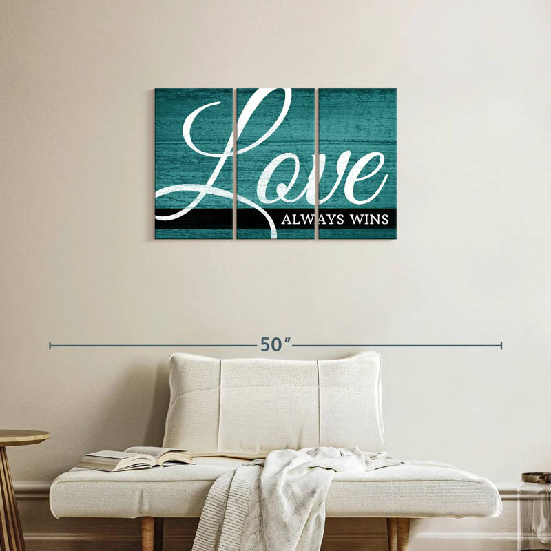 Tergel Love Always Wins II, 20" H x 33" W