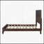 Structure de lit plateforme robuste avec tête de lit haute, aucun sommier nécessaire pour un sommeil confortable.-500114490-500114491