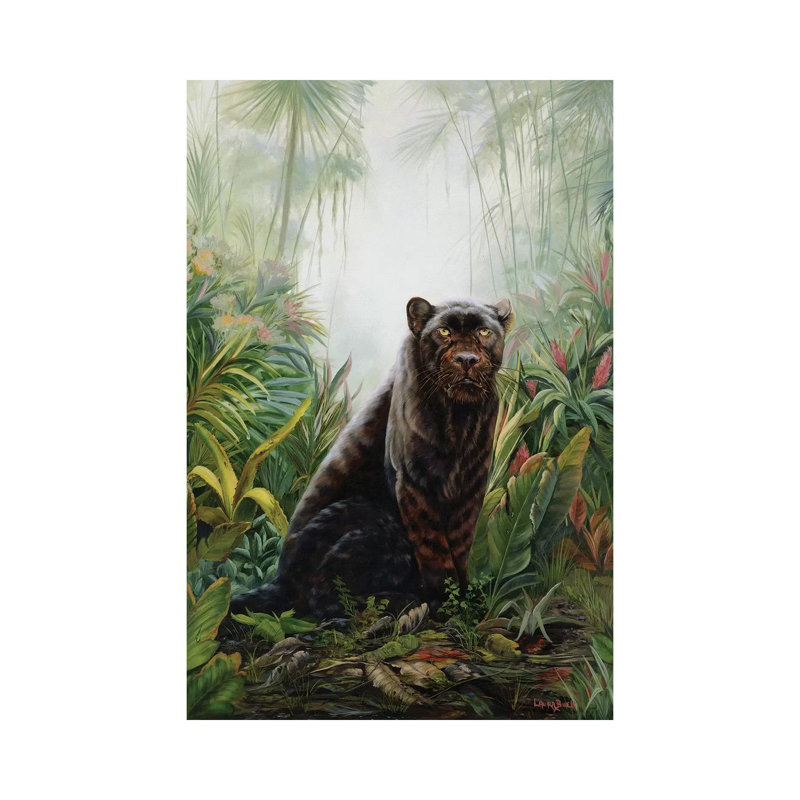 Jungle Shadow by Laura Curtin - Wrapped Canvas Painting, 66.04 cm H x 45.72 cm W x 1.91 cm D