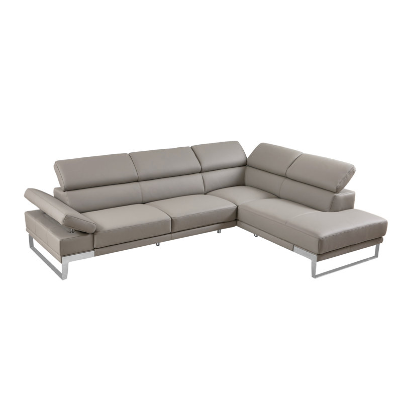 Upholstered L-Shaped Sectional, Accoudoir à gauche (vu de face)
