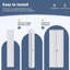 Porte pliante 3-Lite avec trousse de quincaillerie d'installation-121336665-121336671