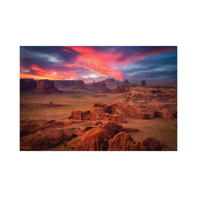 Hunts Mesa by Michael Zheng - Print on Canvas, Wrapped Canvas, 66.04cm H x 101.6cm W x 1.91cm D