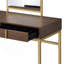 Bureau de coiffeuse avec miroir et plateau à bijoux Coleen