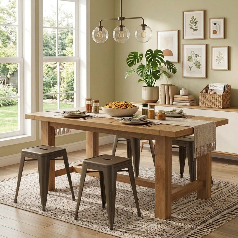 Tabouret de 18 po Apolito, Rouillé