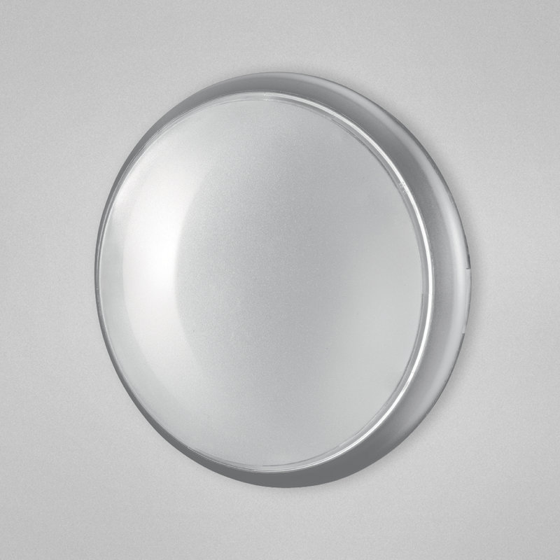 Wall Light, Grey, 10.25" H x 10.25" W