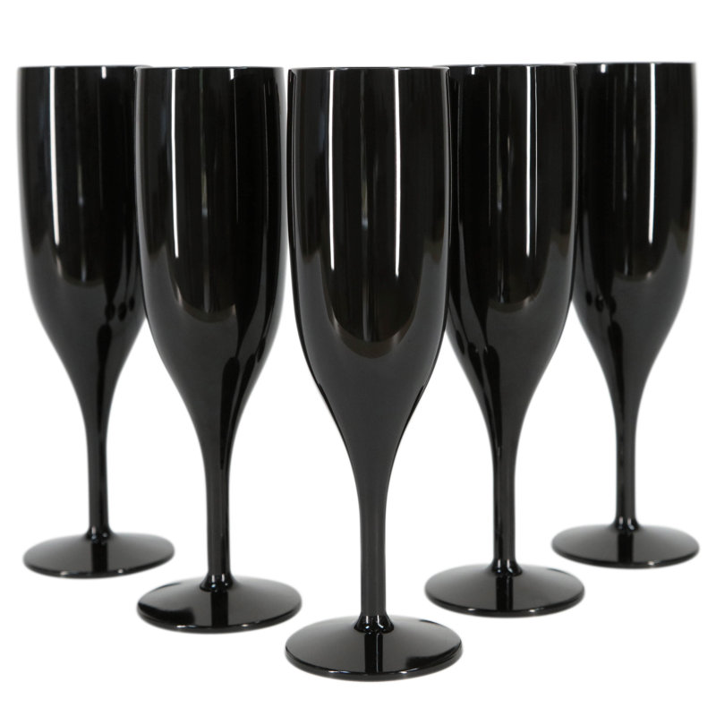 175ml Flute, 12, Black