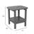 Fitzgibbons Commercial Grade All-Weather Adirondack Style Patio Side Table-1037272209