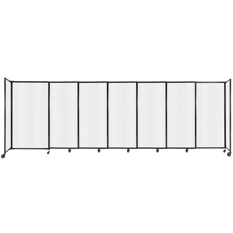 Cloison murale en polycarbonate 360, H 60 po x l 186 po x P 1 po, Mauve