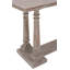 Console en bois brun clair avec détails vieillis Bavory 52 po x 18 po x 30 po