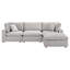 Canapé modulaire réversible en velours Commix-1646153621