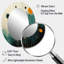 Oasis III : un havre de paix minimaliste et coloré d'inspiration Mid-Century - Miroir mural ovale moderne-1728569054