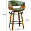Tabourets de comptoir pivotants modernes de 26 po, îlot de cuisine en bois avec repose-pieds-119858581-122289454