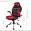 17 Stories Ahsia Adjustable Ergonomic Swiveling PC & Racing Game Chair