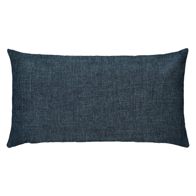 Housse de coussin rectangulaire S&G Slubb, En jean
