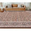 High-Quality Hand-Knotted Wine And Navy Area Rug