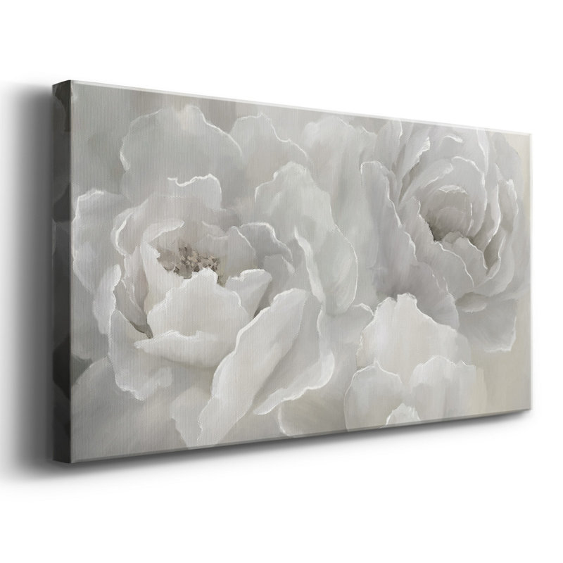 Doux pivoine - impression sur toile tendue, H 16 po x l 8 po x P 1 po